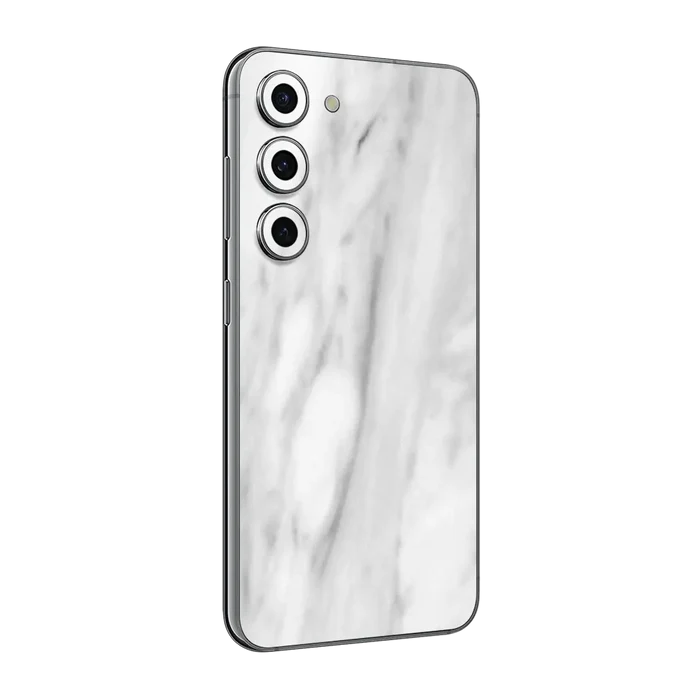 Flat Back / White Marble