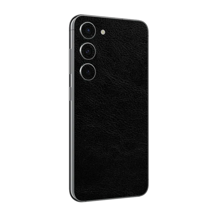 Flat Back / Obsidian Leather