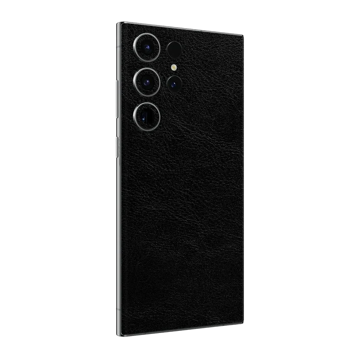 Flat Back / Obsidian Leather