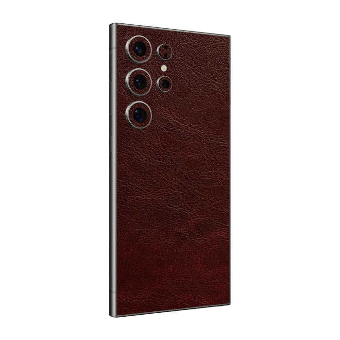 Flat Back / Auburn Leather
