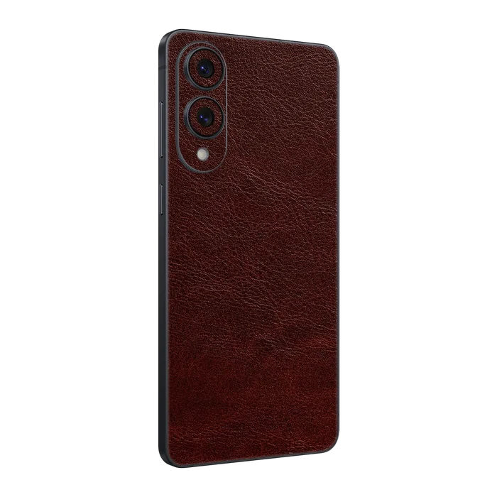Flat Back / Auburn Leather