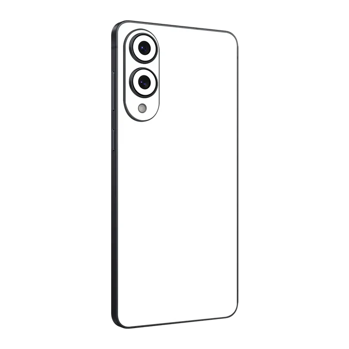 Flat Back / White Matte