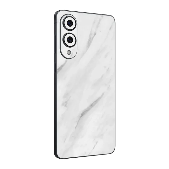 Flat Back / White Marble