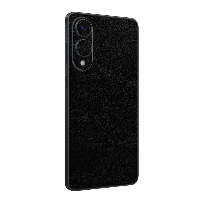 Flat Back / Obsidian Leather