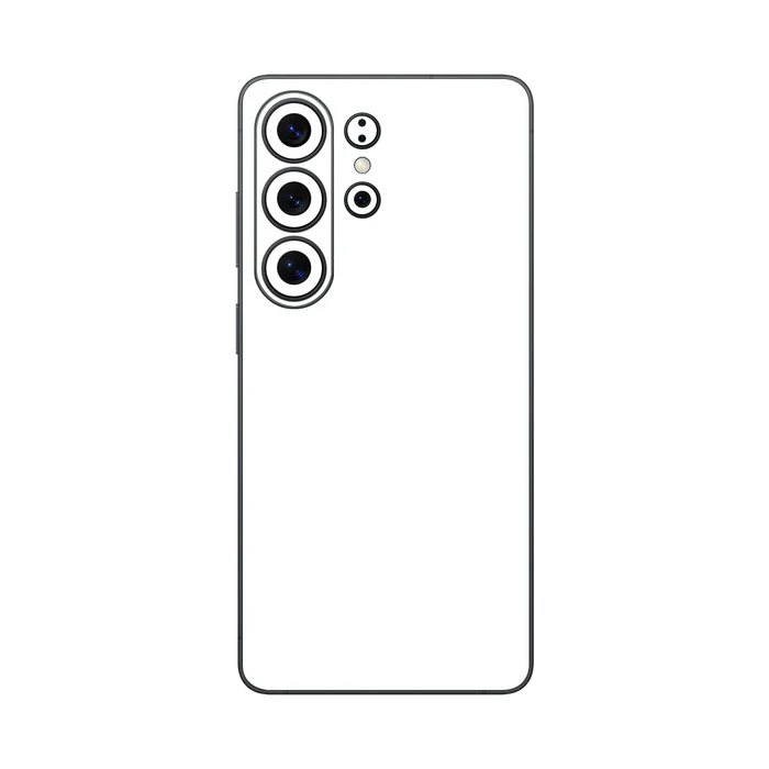 Flat Back / White Matte