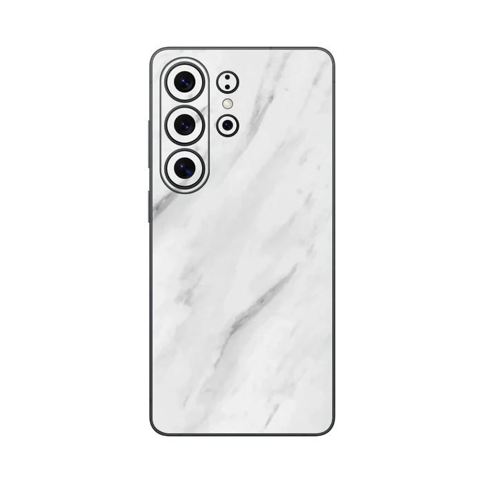 Flat Back / White Marble