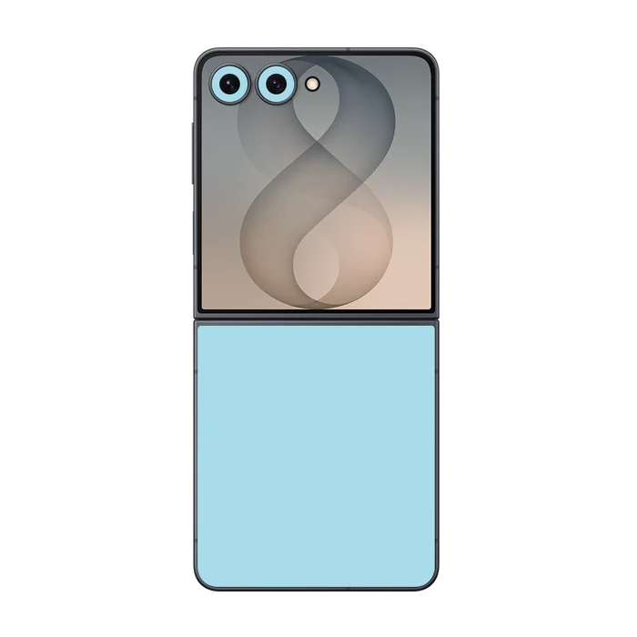 Flat Back / Pastel Blue