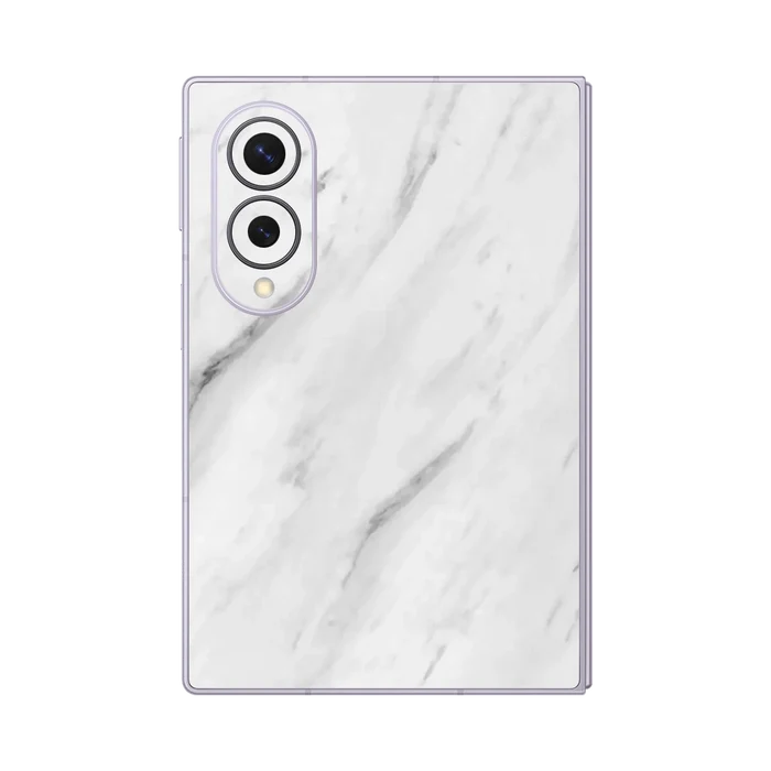 Flat Back / White Marble