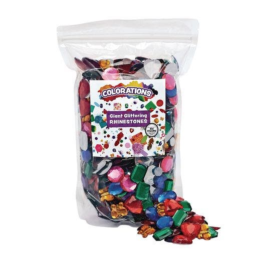Giant Glittering Rhinestones 1 Lb