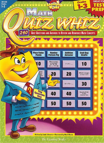 Gr 1-3 Quiz Whiz - Math Ebook
