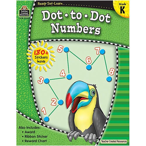 Gr K Ready Set Learn: Dot To Dot Numbers