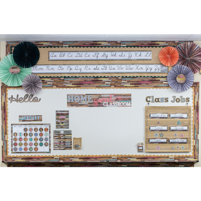 Home Sweet Classroom Cursive Mini Bulletin Board