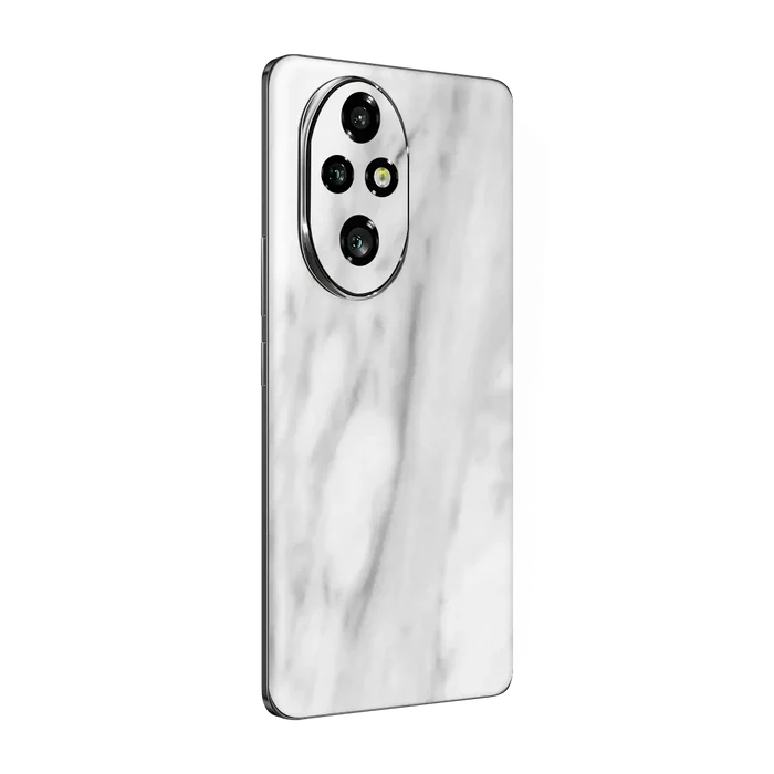 Flat Back / White Marble