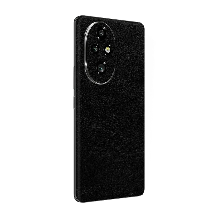 Flat Back / Obsidian Leather