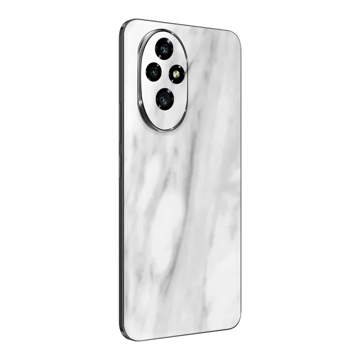 Flat Back / White Marble