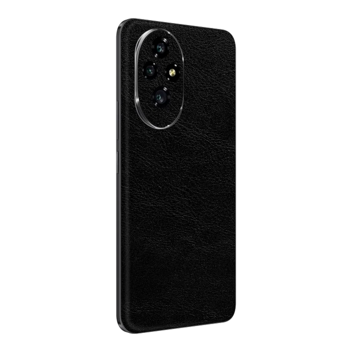 Flat Back / Obsidian Leather