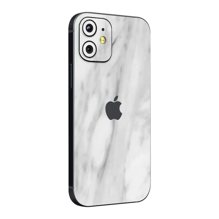 Flat Back / White Marble