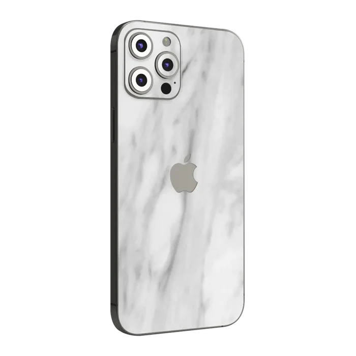 Flat Back / White Marble