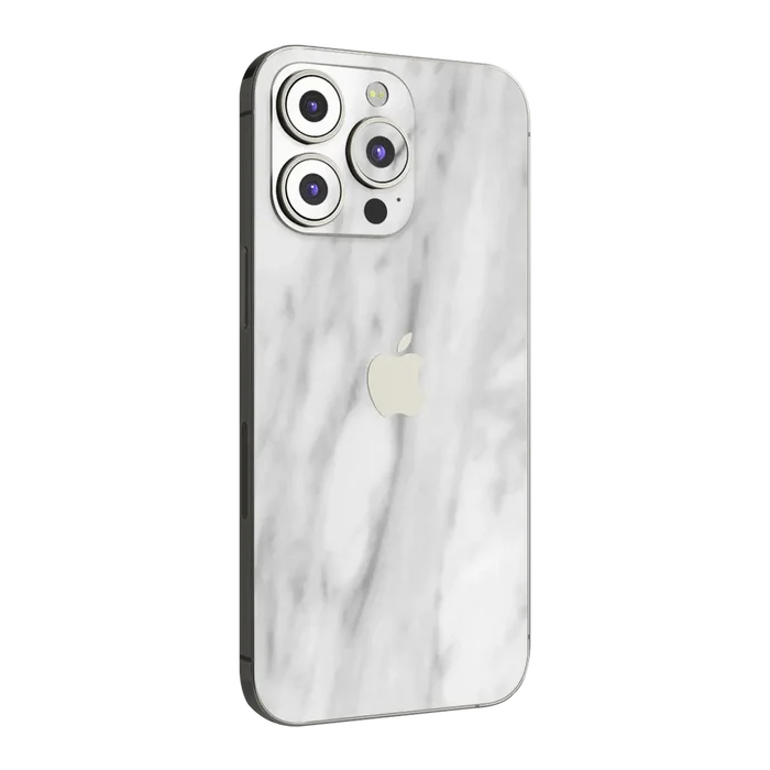 Flat Back / White Marble