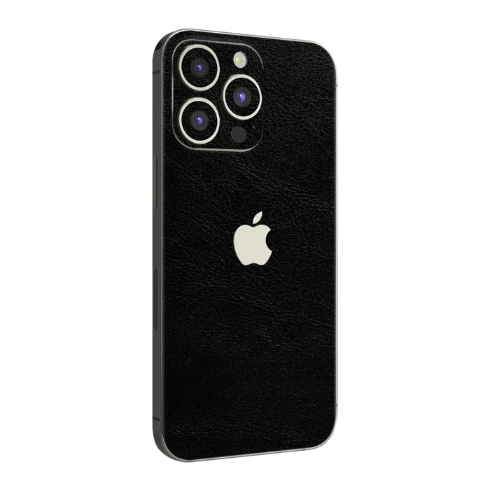 Flat Back / Obsidian Leather