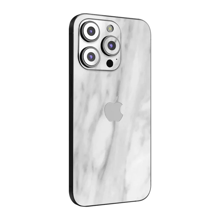 Flat Back / White Marble