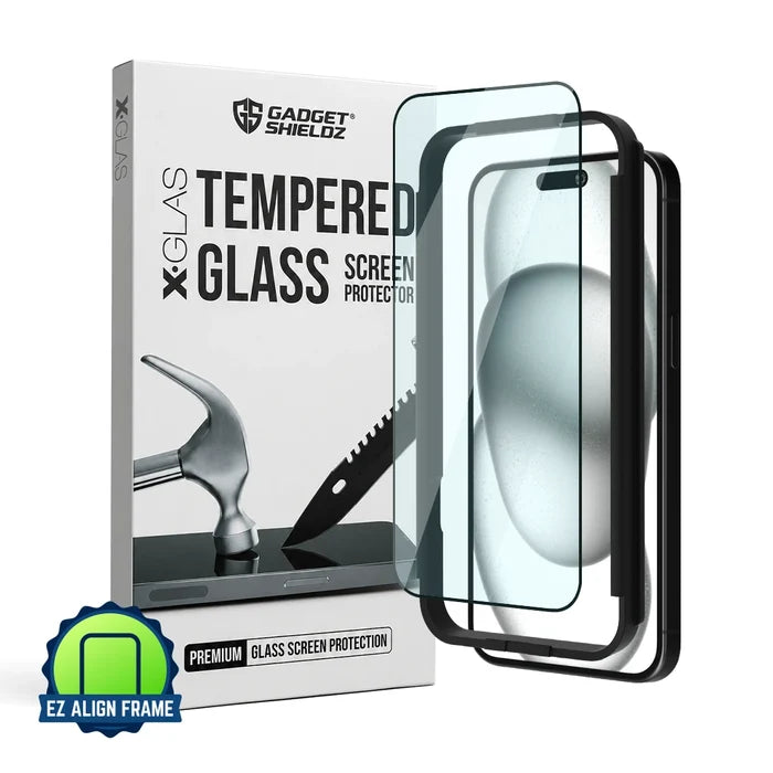 iPhone 15 Tempered Glass Screen Guard Protector