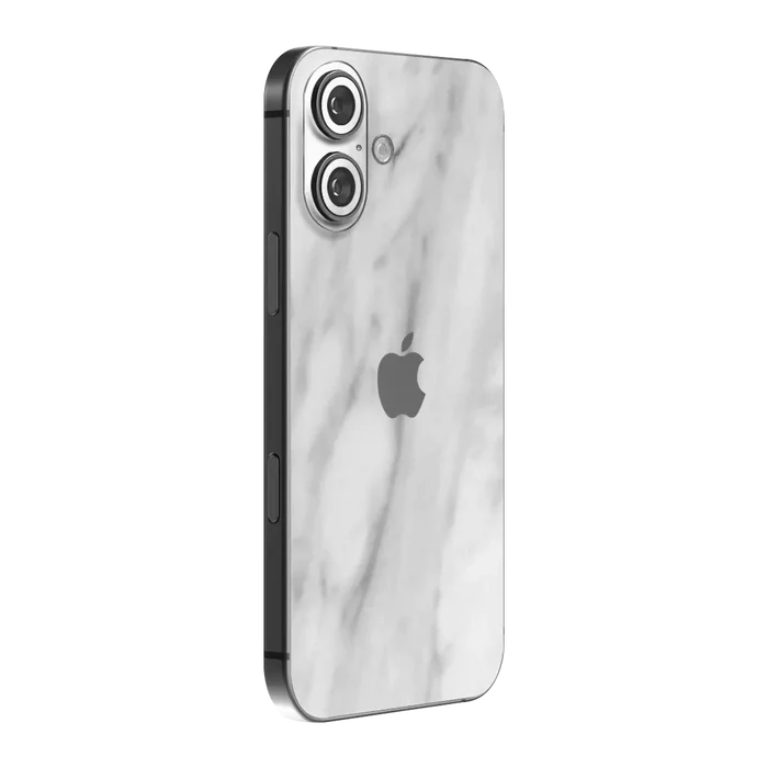 Flat Back / White Marble