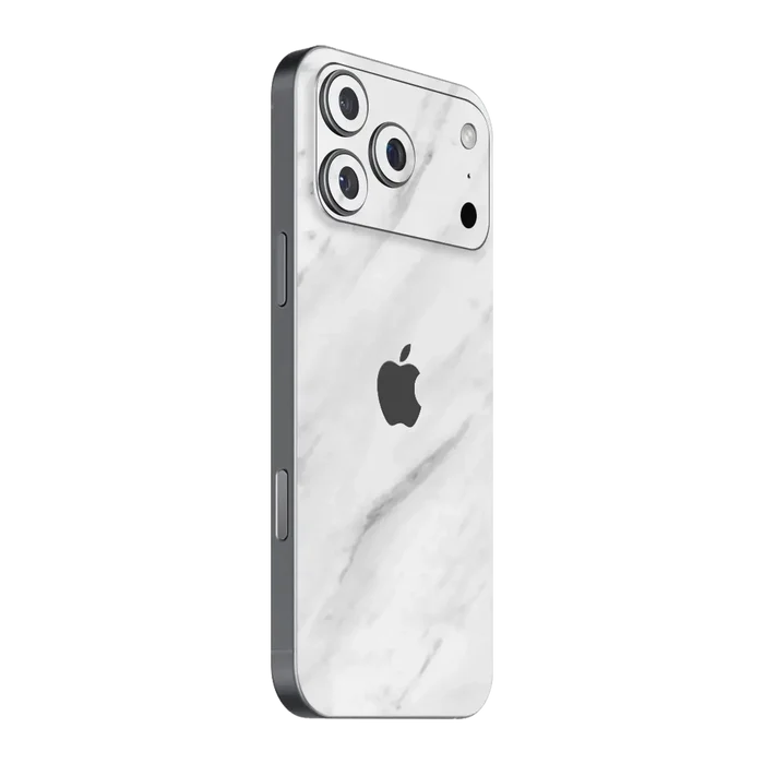 Flat Back / White Marble