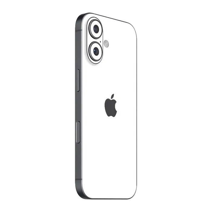 Flat Back / White Matte