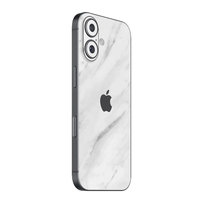 Flat Back / White Marble