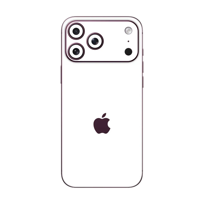 Flat Back / White Matte