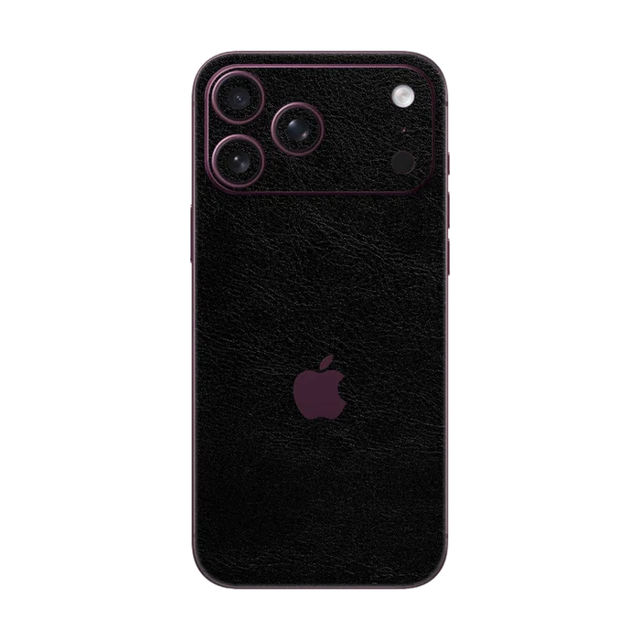 Flat Back / Obsidian Leather