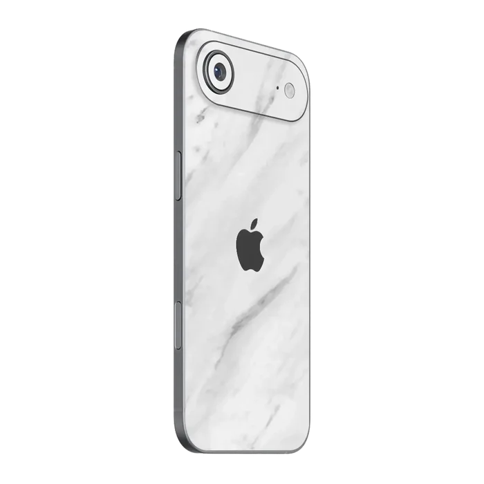 Flat Back / White Marble