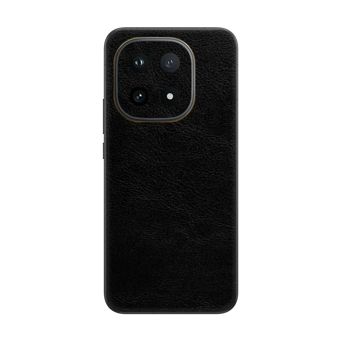 Flat Back / Obsidian Leather