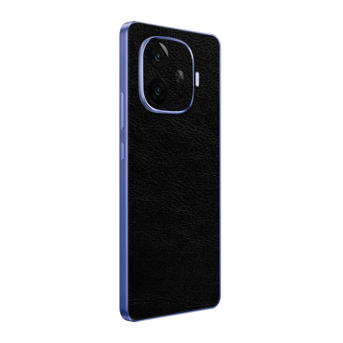 Flat Back / Obsidian Leather