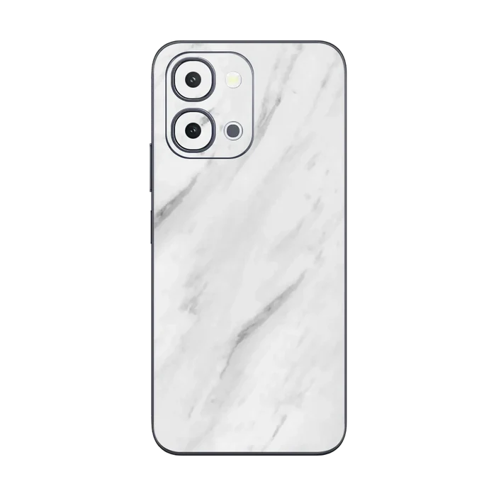 Flat Back / White Marble