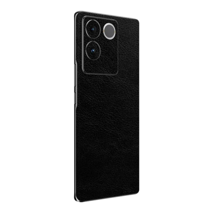 Flat Back / Obsidian Leather