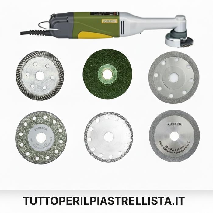 KIT CERAMICA PROXXON ( MINI SMERIGLIATRICE + DISCHI )