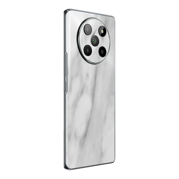 Flat Back / White Marble