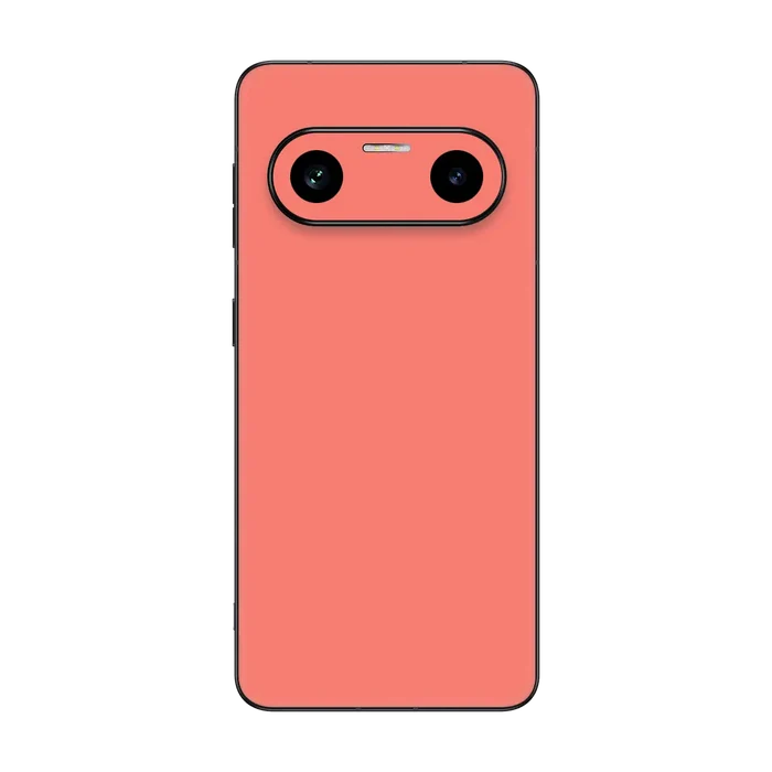 Flat Back / Pastel Red