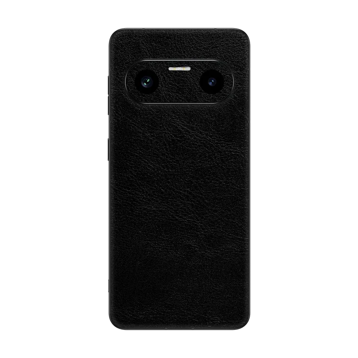 Flat Back / Obsidian Leather