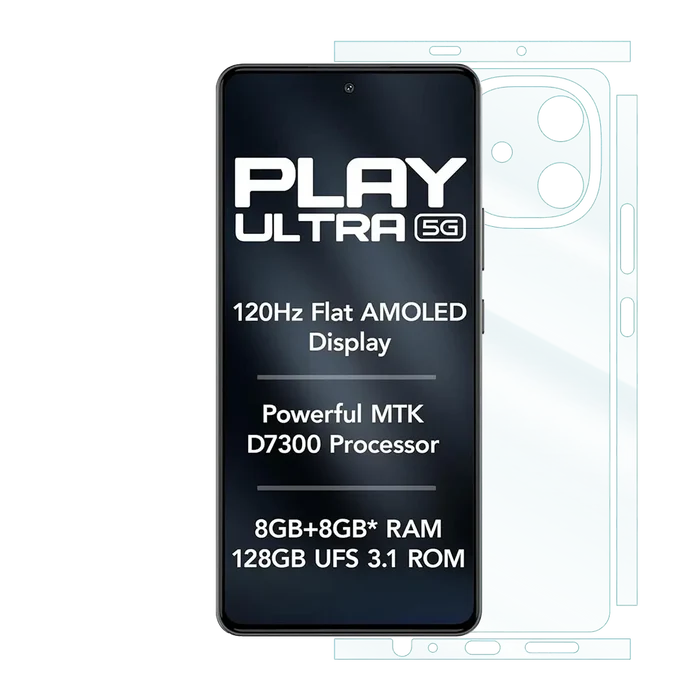 Lava Play Ultra 5G Screen Guard Protector