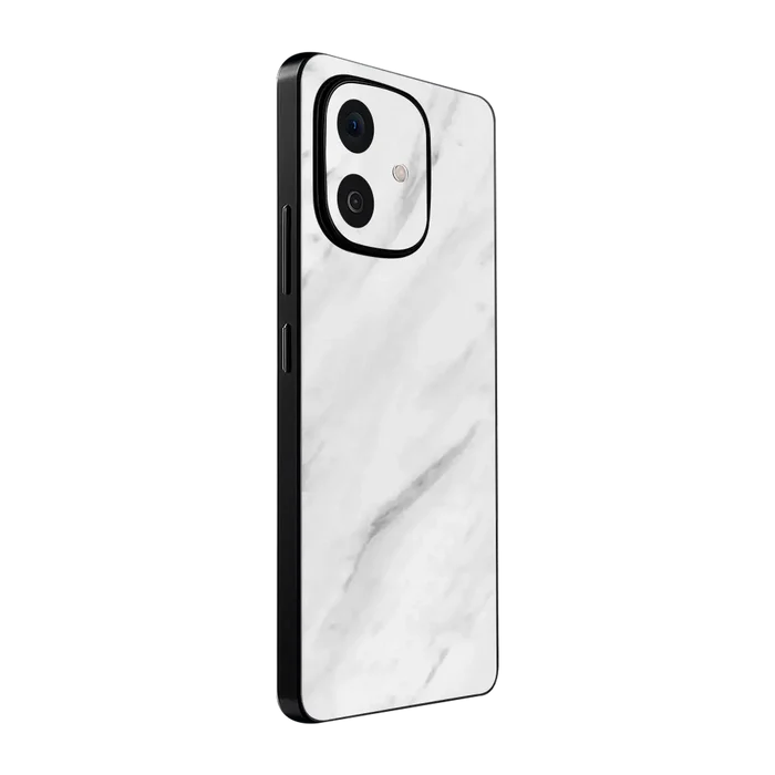 Flat Back / White Marble