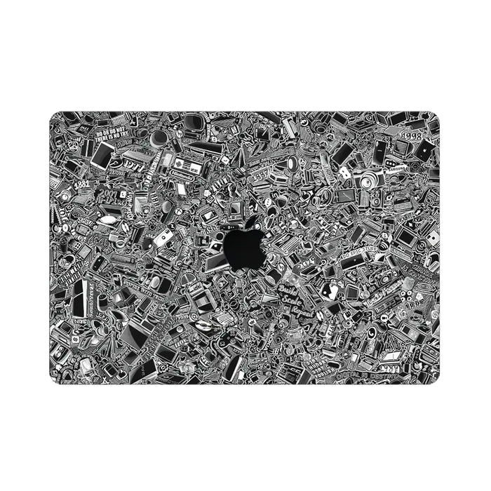 Laptop Skins - Macbook Air 13 inch (2012-2017) Skins & Wraps - Tech Camo Dark