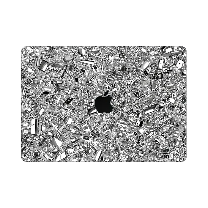 Laptop Skins - MacBook Air 13 inch M2 2022 Skins & Wraps - Tech Camo Light