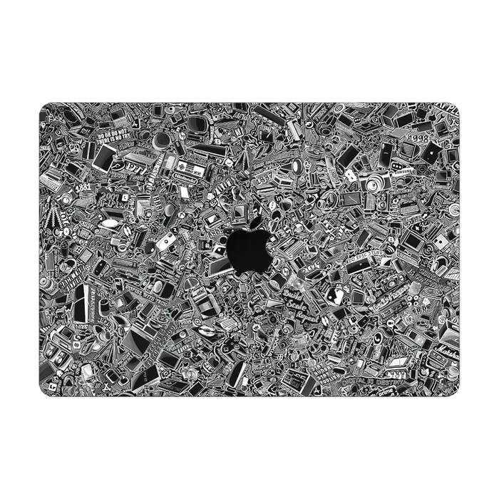 Laptop Skins - Macbook Air 15 inch M4 2025 Skins & Wraps - Tech Camo Dark