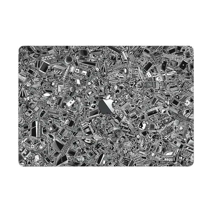Laptop Skins - MacBook Pro 13 inch 2016-2019 (Touch Bar) Skins & Wraps - Tech Camo Dark