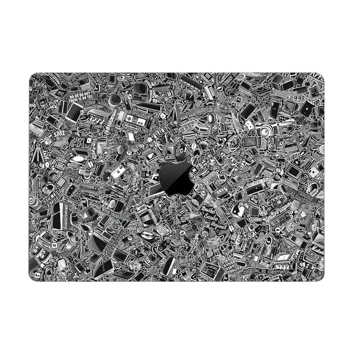 Laptop Skins - MacBook Pro 14 inch M4 2024 Skins & Wraps - Tech Camo Dark