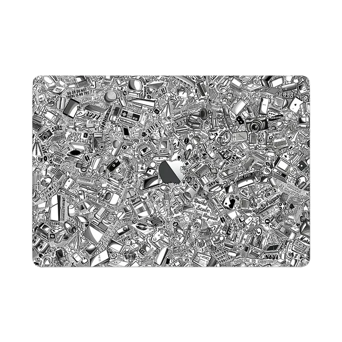 Laptop Skins - MacBook Pro 15 inch 2016-2019 (Touch Bar) Skins & Wraps - Tech Camo Light