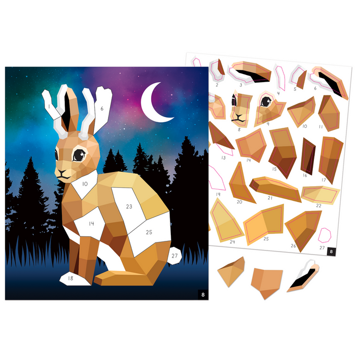 Magical Creatures Modern Mosaics Stick to the Numbers